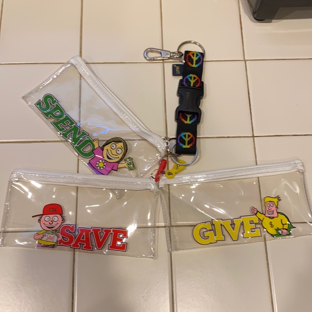 LUPINE plastic money bags
